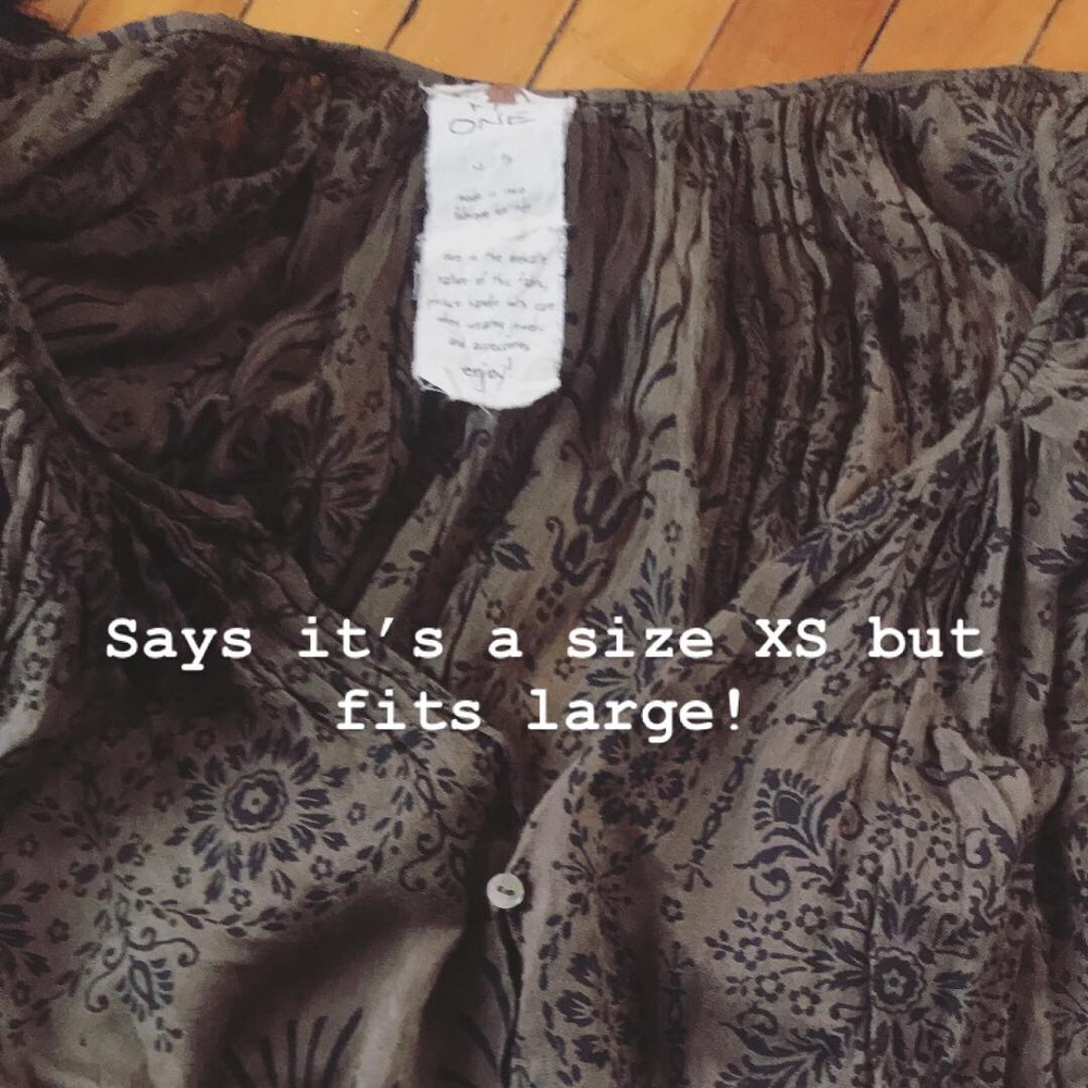 Free people flowy shirt - Picture 6 of 7